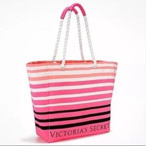 Victoria's Secret PINK Striped Beach Tote